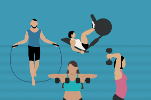 Menschen im Fitnessraum, an Geräten_Coaching Koblenz